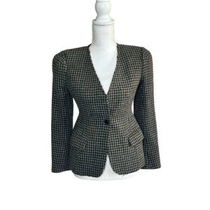 Isabel Marant Etoile Wool Houndstooth Blazer Size 38